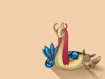 milotic and eevee wallpaper