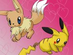 eevee and pikachu