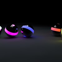 Glowing balls