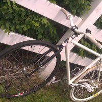 Fixed gear on a fence
