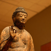 Shakyamuni Buddha in Wood