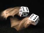 blurred dices