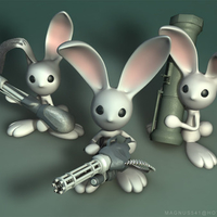 Armed bunnies...!!!??