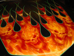Flaming Skulls