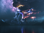 Eruption and Lightning