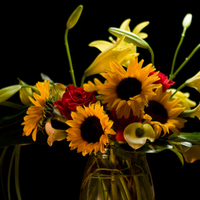 sunflowers bouquet