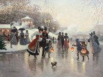 Skating - painting  by Christa Kieffer
