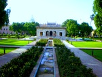 The Baad shahi mosque's front park,Lahore