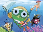 Keroro gunso underwater