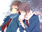 Koizumi Itsuki and Kyon