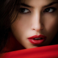 beautiful woman's face