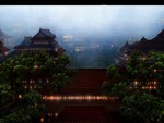 China Twilight View