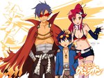 Kamina, Simon, and Yoko <3