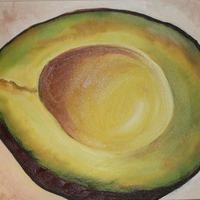 Half avocado