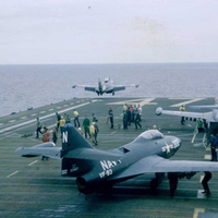 F9F Panther on CV-47