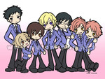 ouran chibis