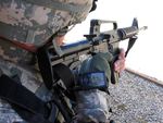 U.S. SOLDIER SHOOTING HIS AR-15/M16 RIFLE