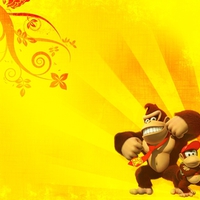 Donkey and Diddy Wallpaper