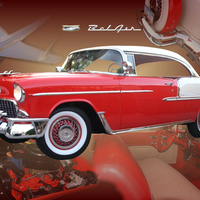 Chevrolet 1955 Bel Air Collage