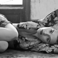 Scarlett Johansson monochrome