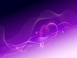 Abstract Purple Wavy and Knoty Dream