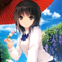 Anime girl Fuziama Osaku