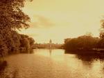 Summer Castle sepia sundown