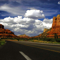 Red Rocks outside Sedona AZ_2006