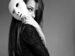 girl with the mask