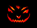 Glowing Halloween Face