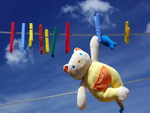 Hello Kitty Doll Drying 