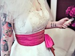 Tattooed wedding