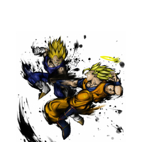 majin vegeta vs goku super saiyan