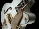 white guitar