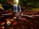 Autumn Waterfall