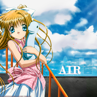 She is waiting in the air