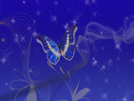 â€  blue butterfly â€