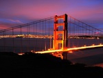 Golden Gate Bridge Night Scene