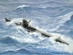 uboat at sea