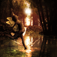 Fairy dancing on water