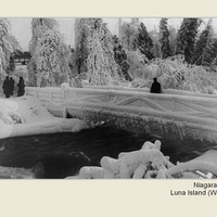 Niagara Falls, NY: Luna Island (Winter 1892)