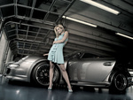girl porsche