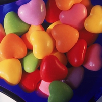 Rainbow Heart Candies
