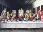 last supper cartoon