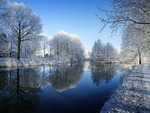 Winter at river