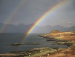 rainbow in scotland
