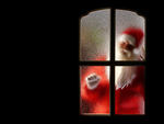 santas at the door