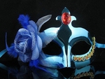 Blue carnival mask
