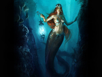 Mermaid with Lamp