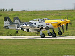 P51 Synchronized Takeoff